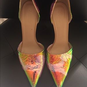 J Crew Collection Metallic shoes